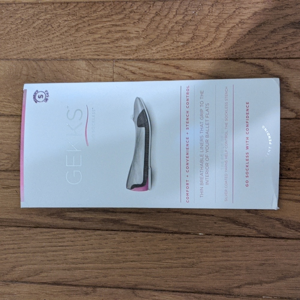 Gekks Ballet flat liner sock size small